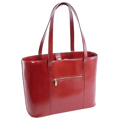 McKleinUSA Tablet Leather Shoulder Tote