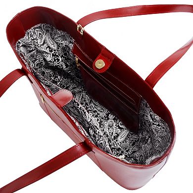 McKleinUSA Tablet Leather Shoulder Tote