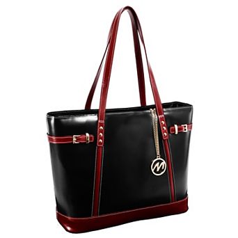 McKleinUSA Two-Tone Leather Shoulder Tote