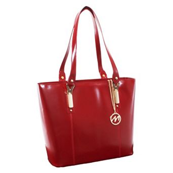 McKleinUSA Tablet Leather Shoulder Tote