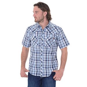Big & Tall Dickies Western Plaid Button-Down Shirt