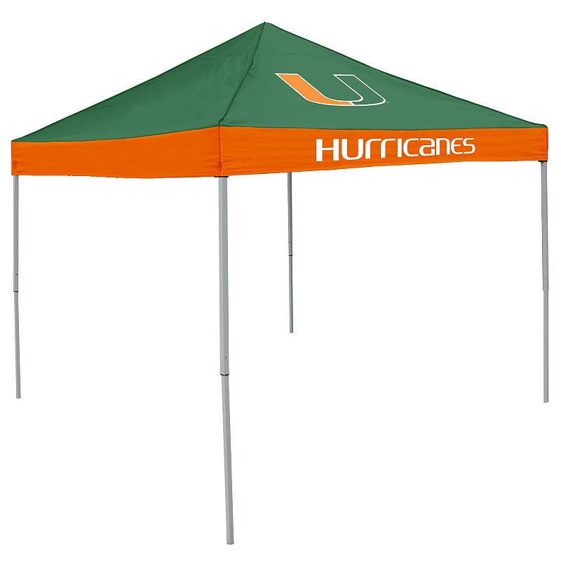 Logo Brand Miami Hurricanes Tent, Multicolor