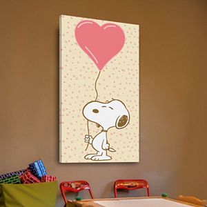 Marmont Hill Peanuts Snoopy Balloon Canvas Wall Art