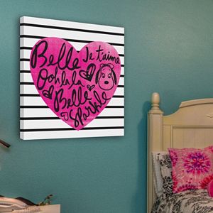 Marmont Hill Peanuts Belle ''Sparkle'' Canvas Wall Art