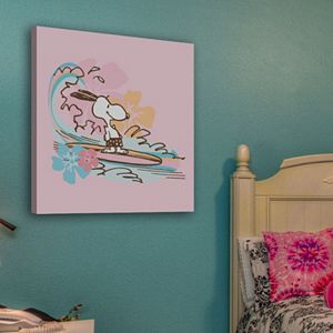Marmont Hill Peanuts Snoopy Surfing Canvas Wall Art
