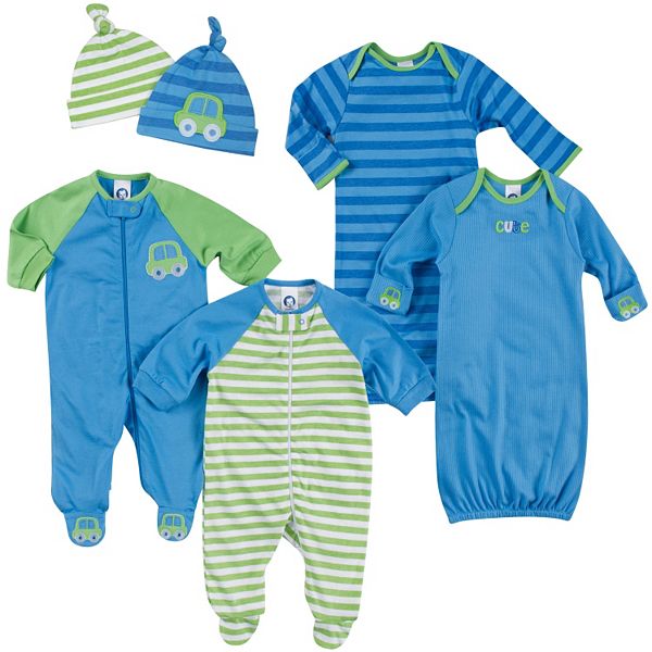 Newborn Boy Gerber 6pc. Layette Set