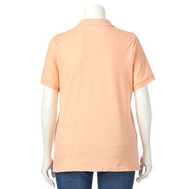 Plus Size Croft & Barrow® Johnny Collar Polo
