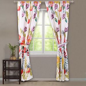 Barefoot Bungalow Blossom Window Curtain Set