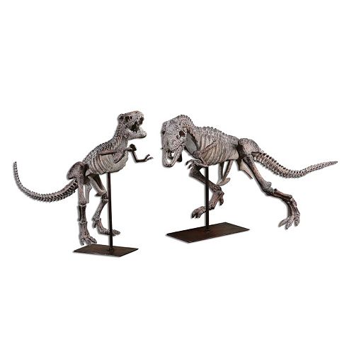 T-Rex Sculpture 2-piece Set