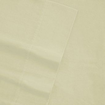 Flannel Solid Deep Pocket Fitted Sheet