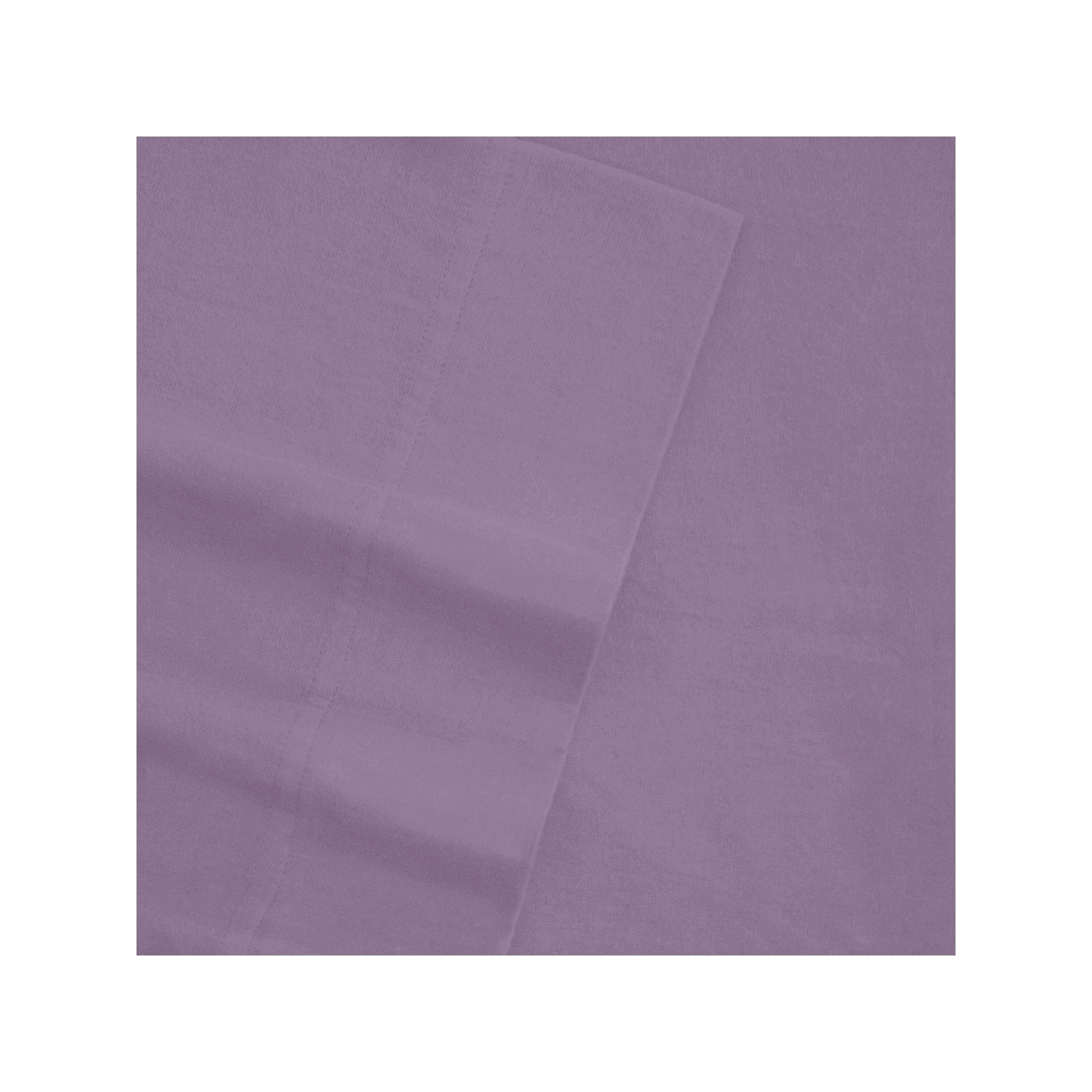 Flannel Solid Deep Pocket Fitted Sheet, Purple