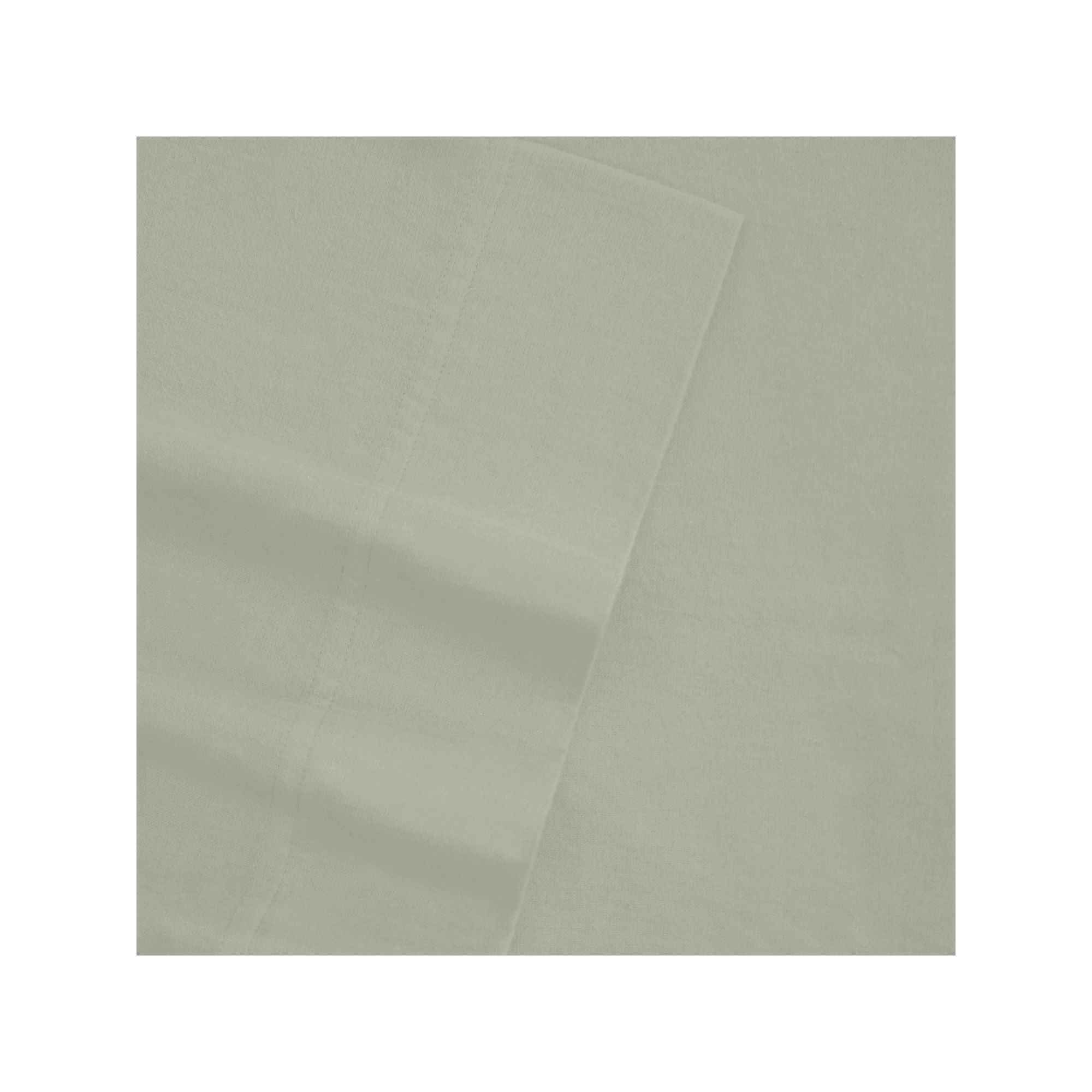 Flannel Solid Deep Pocket Fitted Sheet, Silver Gray