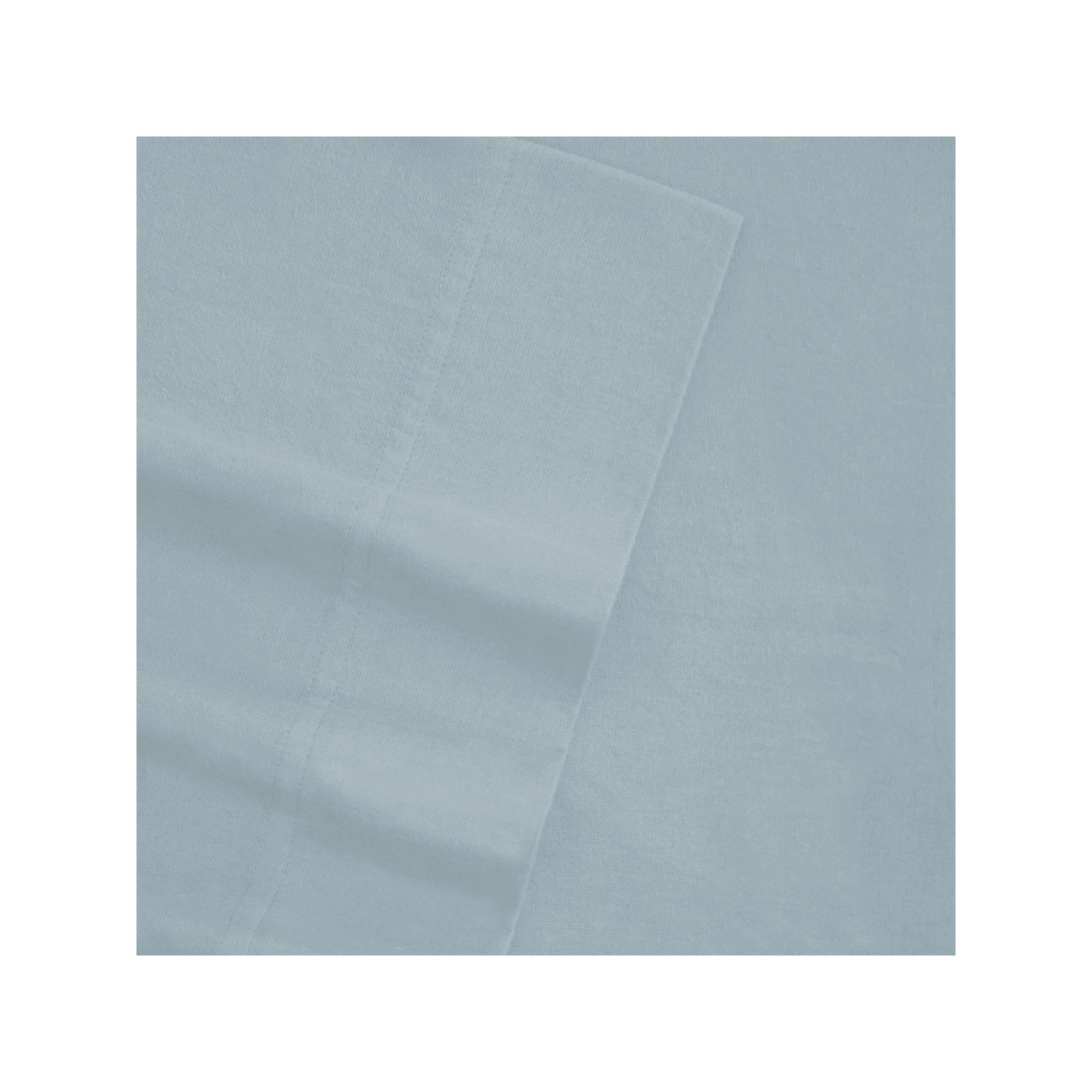 Flannel Solid Deep Pocket Fitted Sheet, Blue