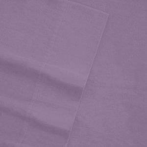 Flannel Solid Oversized Flat Sheet