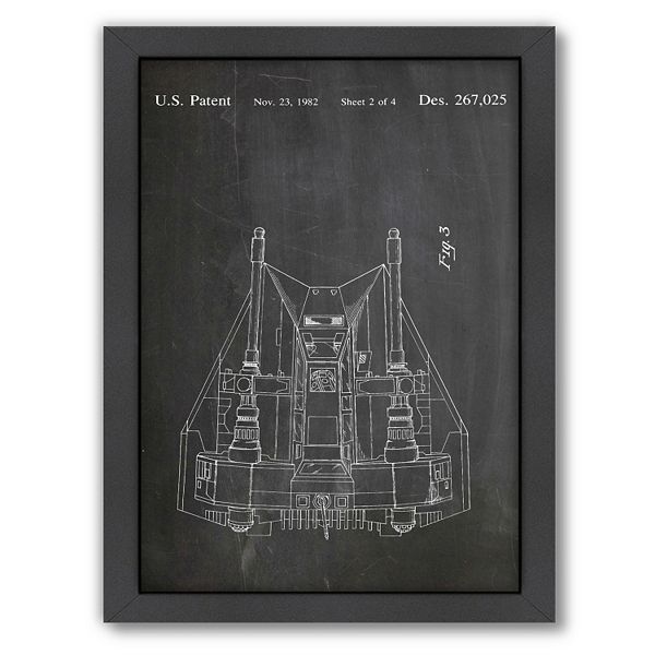 Americanflat Star Wars Rebel Vehicle Framed Wall Art