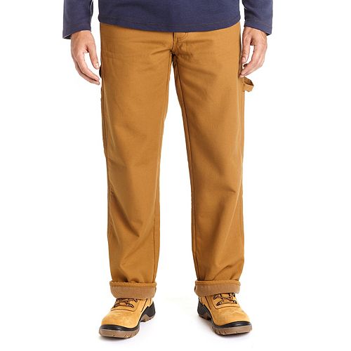 fleece lined carpenter jeans