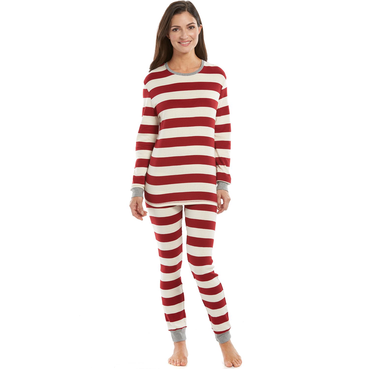 burt's bees striped pajamas