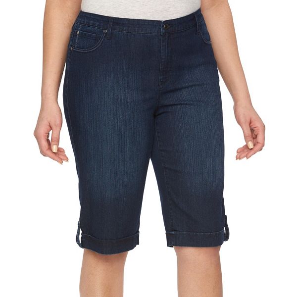 Plus Size Gloria Vanderbilt Jordyn Skimmer Capris