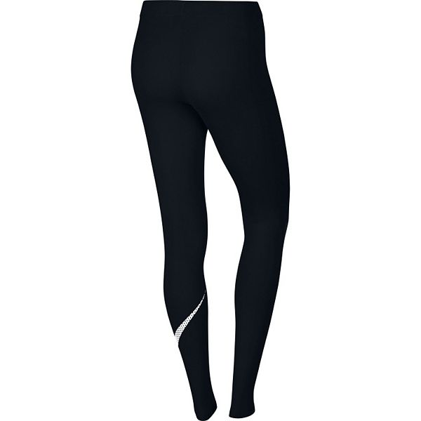nike pro metallic swoosh leggings