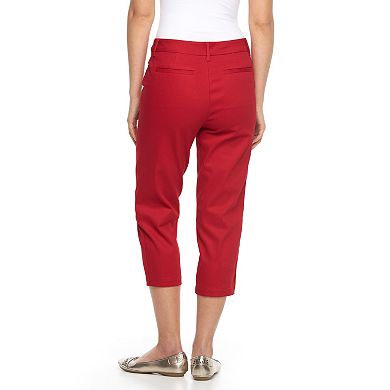 Women's Croft & Barrow® Essential Twill Capris