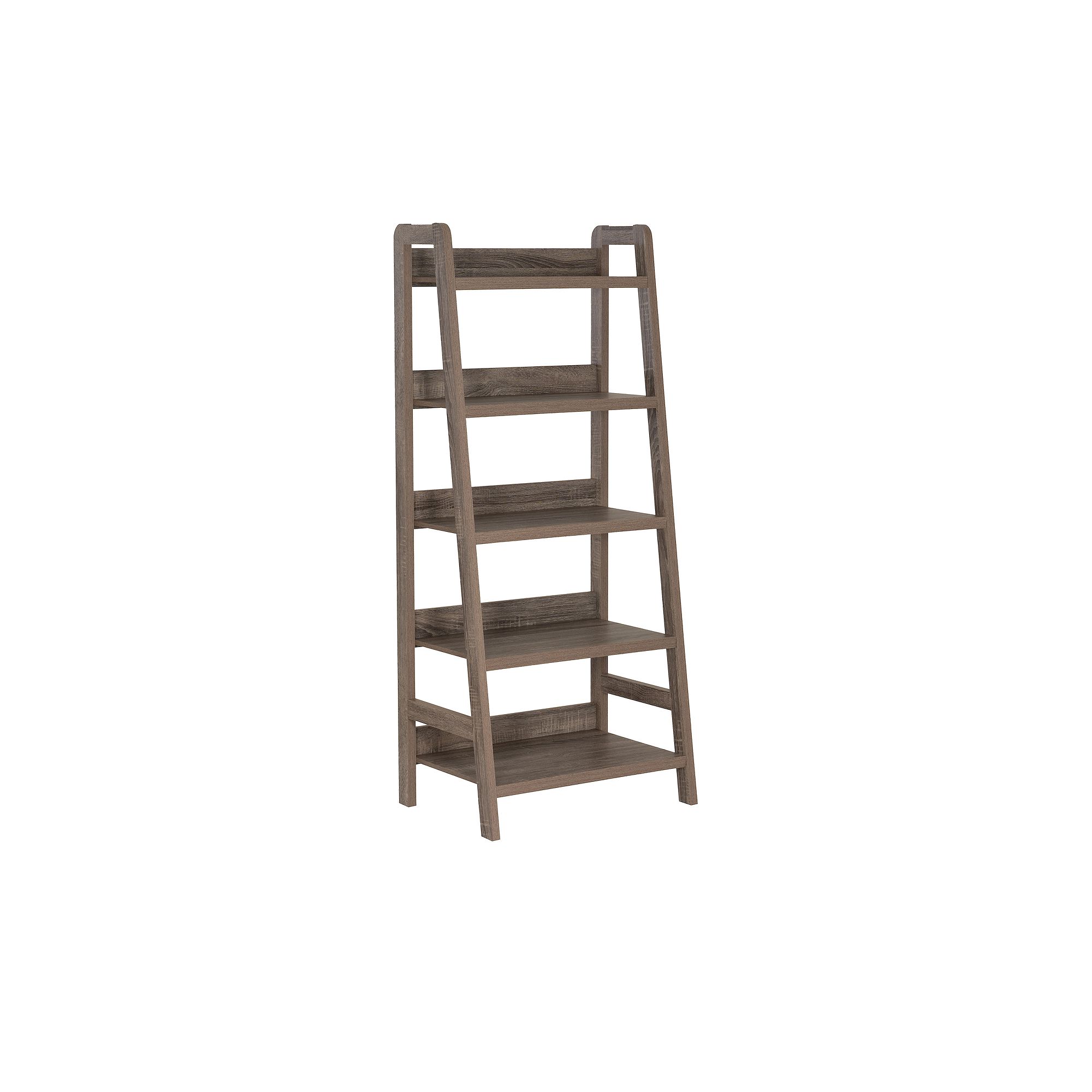 Linon Tracey Ladder Bookshelf, Grey