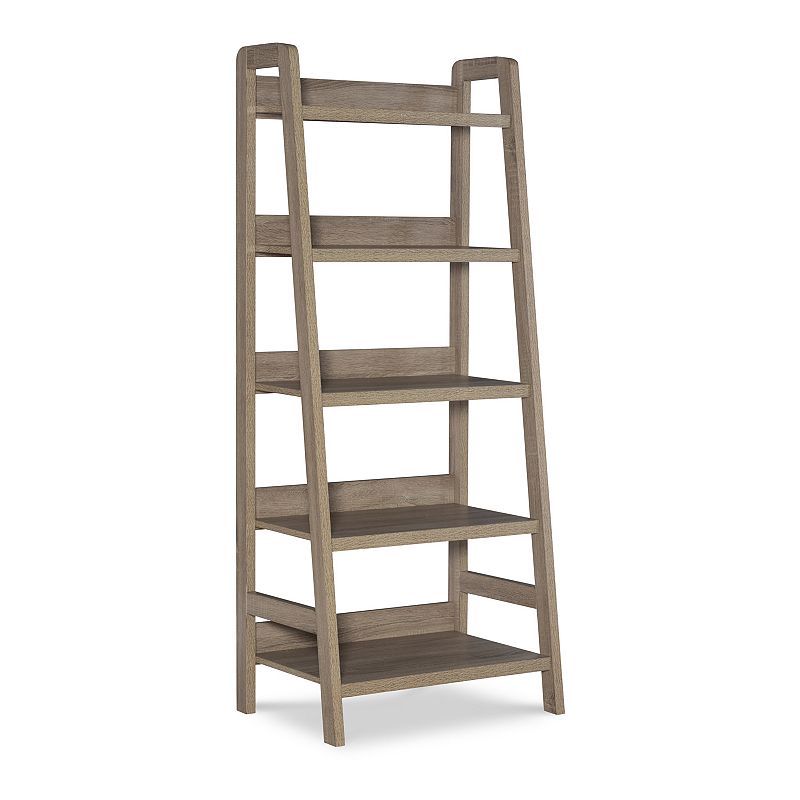 Linon Tracey Ladder Bookshelf, Grey