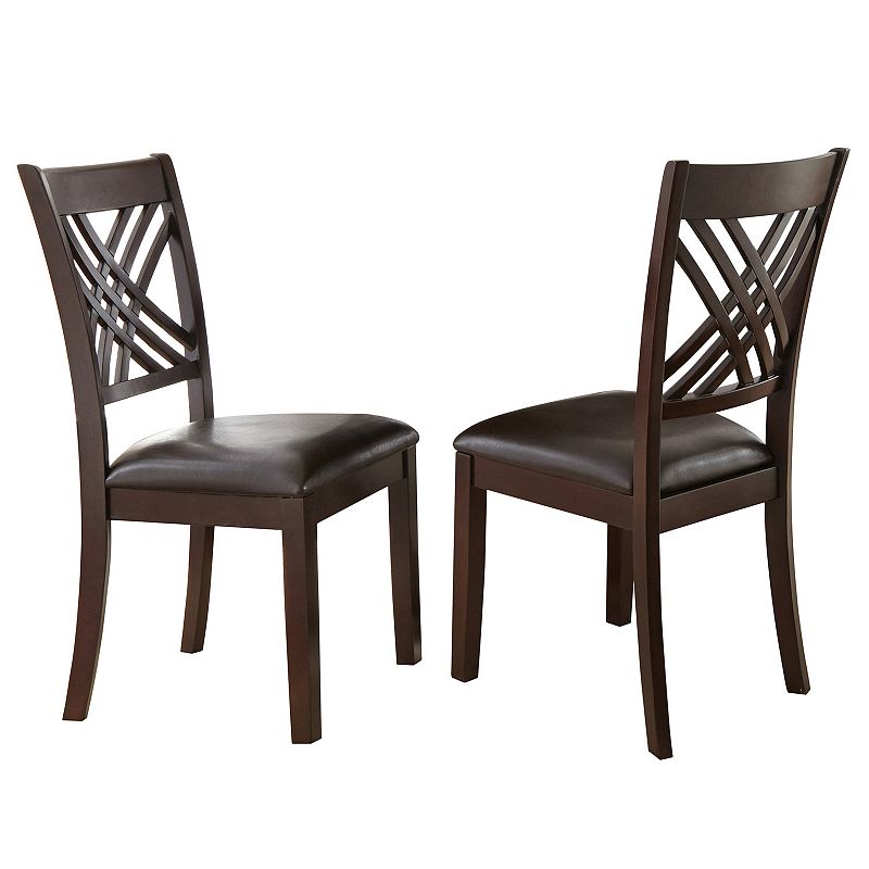 77526479 Branton Home Adrian Dining Chair 2-piece Set, Brow sku 77526479