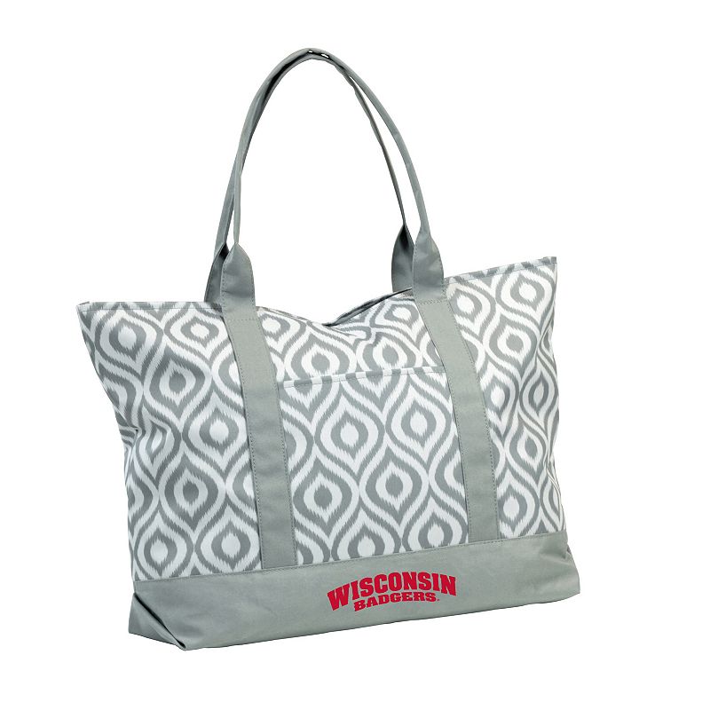 Logo Brand Wisconsin Badgers Ikat Tote