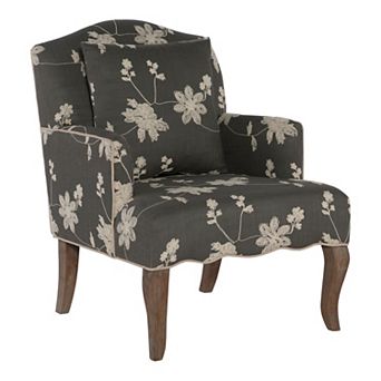 Linon Floral Arm Chair