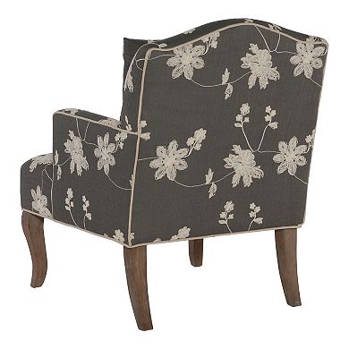 Linon Floral Arm Chair