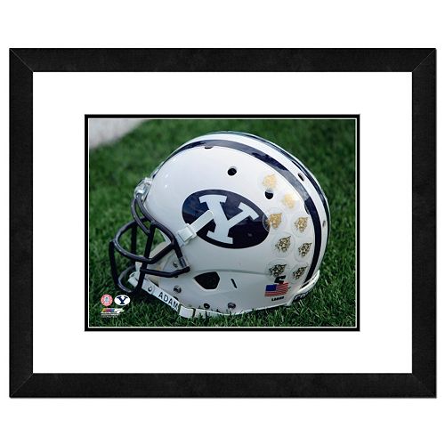 BYU Cougars Helmet Framed 11 x 14 Photo