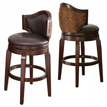 Branton Home Jasper Bar Stool 2 pc Set