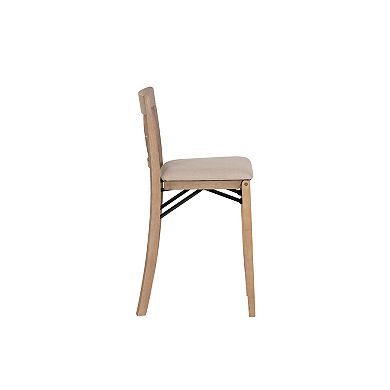 Linon Triena X-Back Folding Counter Stool