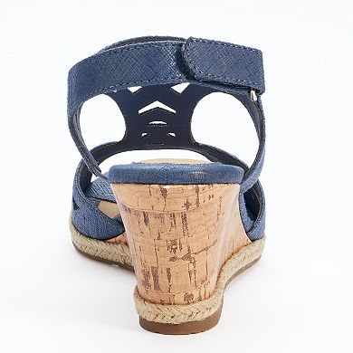Croft & Barrow® Women's Espadrille Wedge Sandals