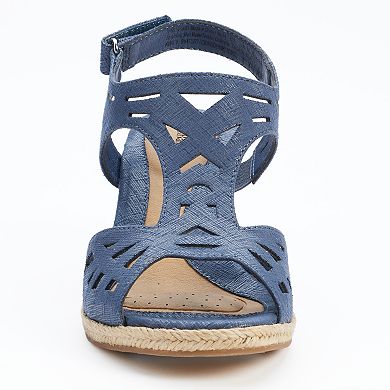 Croft & Barrow® Women's Espadrille Wedge Sandals
