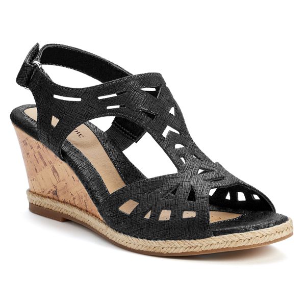 Croft & Barrow® Women's Espadrille Wedge Sandals