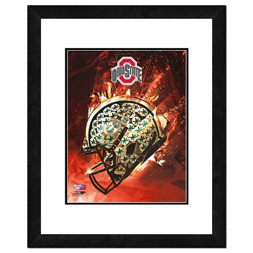 Ohio State Buckeyes Helmet Framed 11 x 14 Photo