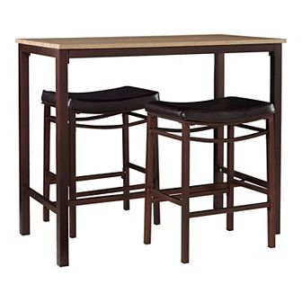 Linon Betty Three Piece Pub Set