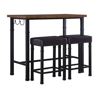 Linon Austin Three Piece Pub Set
