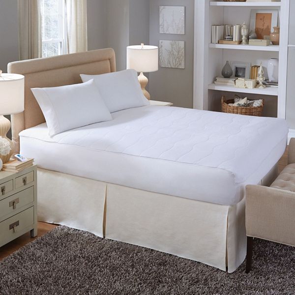 Serta Plush Velour Programmable Electric Heated Warming Mattress Pad