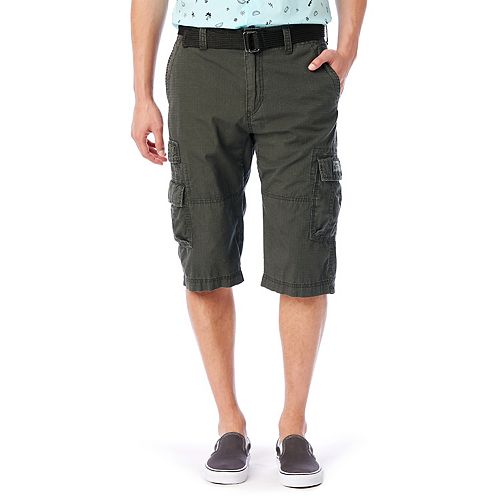 Men's Unionbay Ripstop Belted Messenger Cargo Shorts