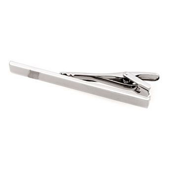 Bey-Berk Rhodium-Plated Tie Bar
