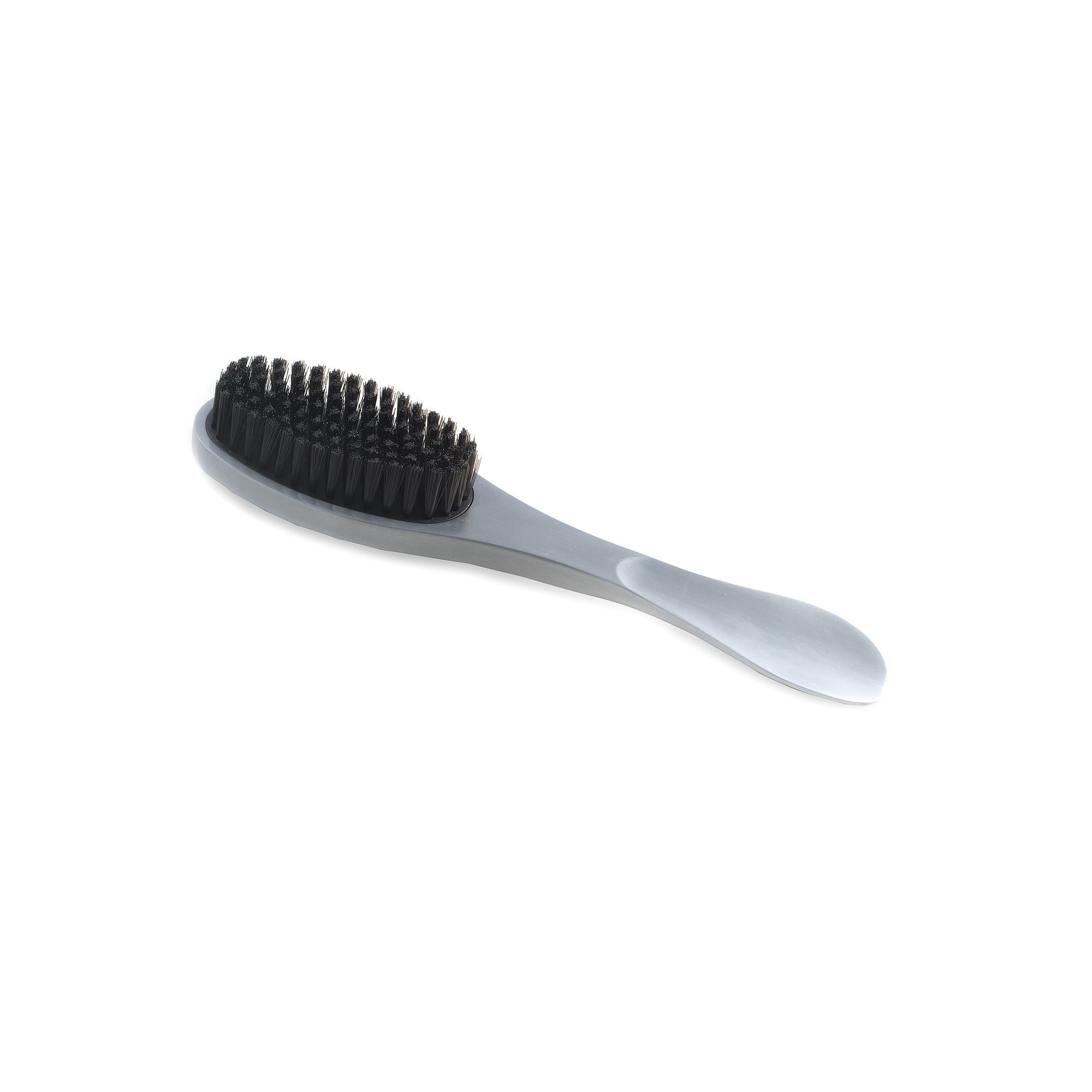 Bey-Berk Clothes Brush & Shoe Horn, Mens, Silver