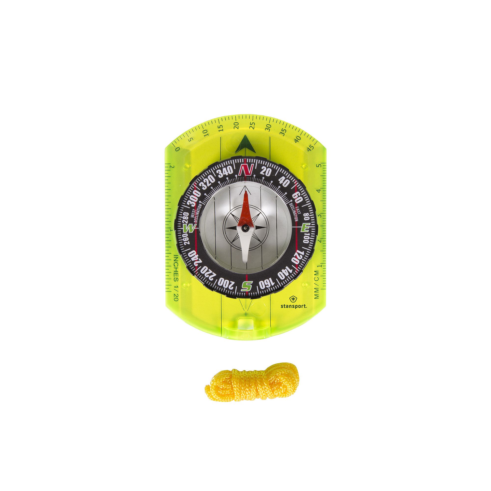 Stansport Map Compass, Green Black