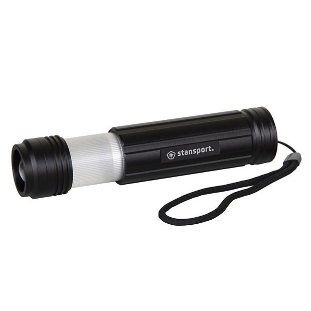 Stansport Heavy-Duty Tactical Flashlight & Lantern - Black