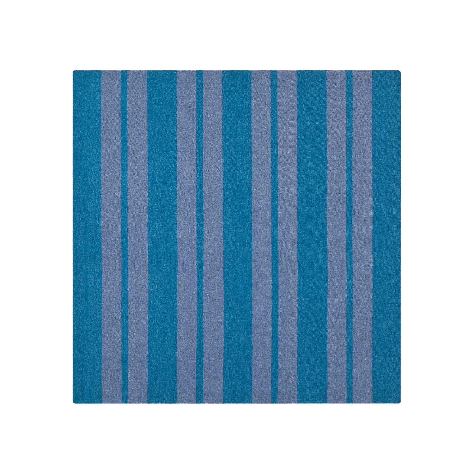 Safavieh Dhurries Bold Stripe Handwoven Flatweave Wool Rug - 6 Square, Tur