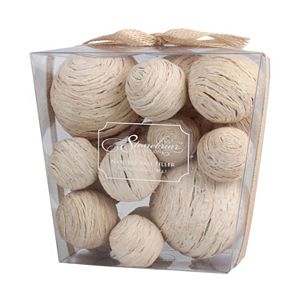 Stonebriar Collection Straw Ball Vase Fillers