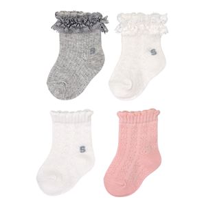 Baby / Toddler Girl Jumping Beans® 4-pk. Textured Socks
