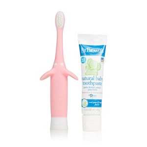Dr. Brown's Infant-To-Toddler Toothbrush & Toothpaste Set