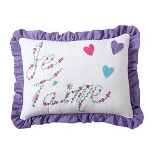 Amanda Embroidered Throw Pillow
